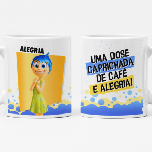 Caneca Filme Divertidamente Personalizada Alegria 325ml